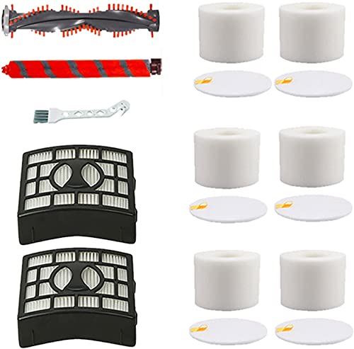 Soft Bristle Brushroll Roller Hepa Foam Filter Replacement Parts for Shark NV800 NV800W NV801 NV801Q NV803 UV810 Vacuum