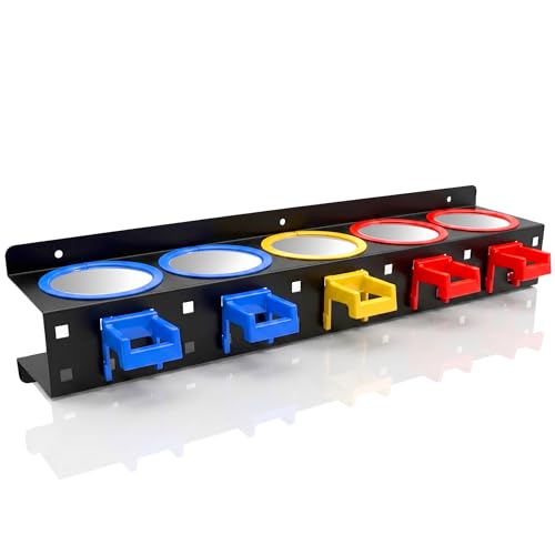 Spray Bottle Storage Rack with Extra Abrasive Holder - size: 1 Pcs