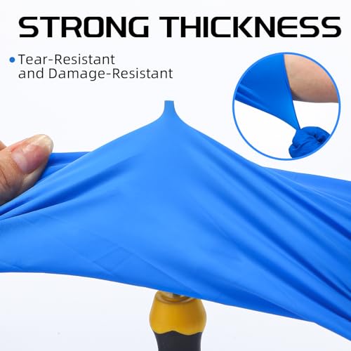 50 Counts 16" Long Disposable Nitrile Gloves,Blue,L - color: Blue, size: Large