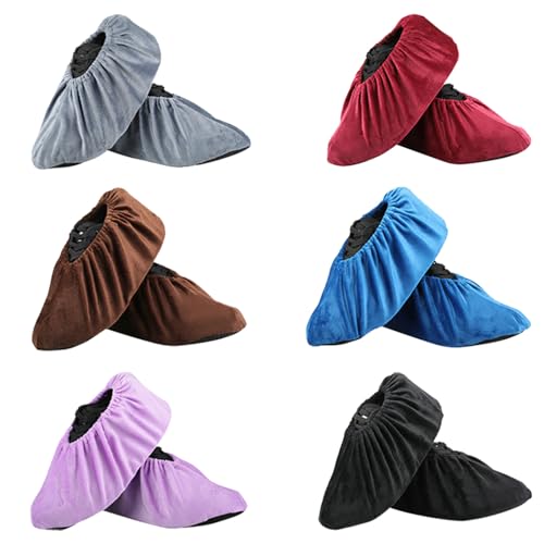 6 Pairs Non Slip Reusable Shoe Covers