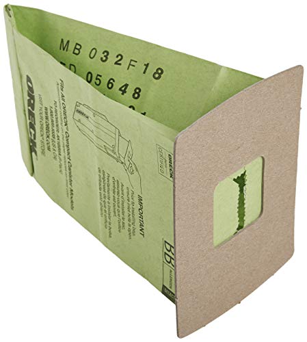 Oreck Vacuum Cleaner Bags for Buster B Canister Vacs, Pack of 8, Green