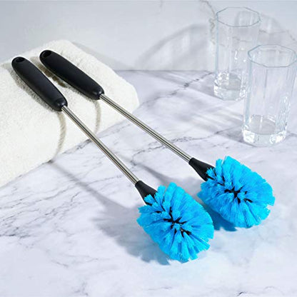 MOSOLAN Stainless Steel Water Bottle Cleaning Scrubbing Brush, 13 in - size: 13 Inch (Pack of 2)
