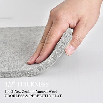 Rdutuok Wool Pressing Mat, 54in x 15in, 100% New Zealand Wool Ironing Mat - size: 54" x 15"