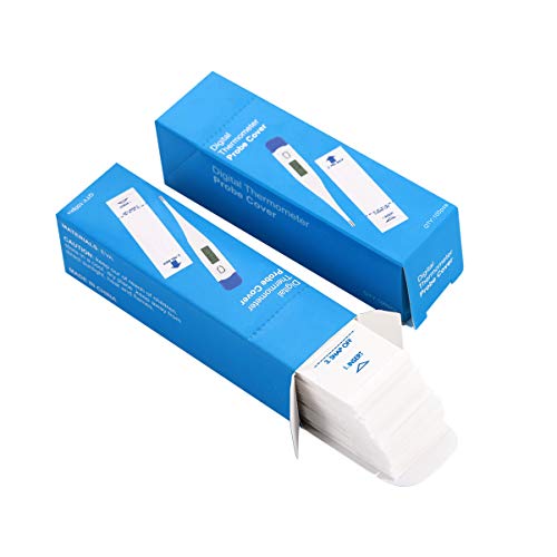 200 Pcs Digital Thermometer Probe Covers, Disposable Sleeves, Pe Pe Fit - color: 200Pcs