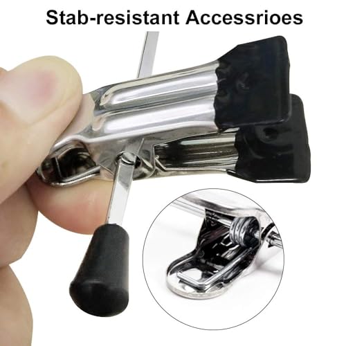 NORTHERN BROTHERS Pants Hangers, Skirt Hangers with Clips Heavy Duty Clothes Hangers for Women Men Trousers Shirt Shorts Jeans Closet Organization - size: 50 Pack