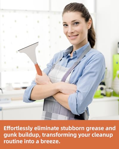 Griddle Scraper for Flat Top, Grill Srape Tool for Cooking Cleaning