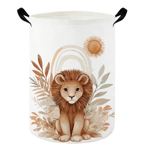 Lion hamper,Laundry Basket,Waterproof foldable laundry basket for Room,Cute Room Decor(Lion) - color: Lion