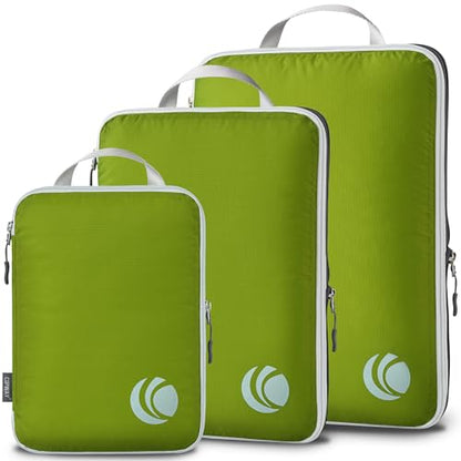 Cipway Compression Packing Cubes (3 Piece,Green) - color: Green, size: 3PCS