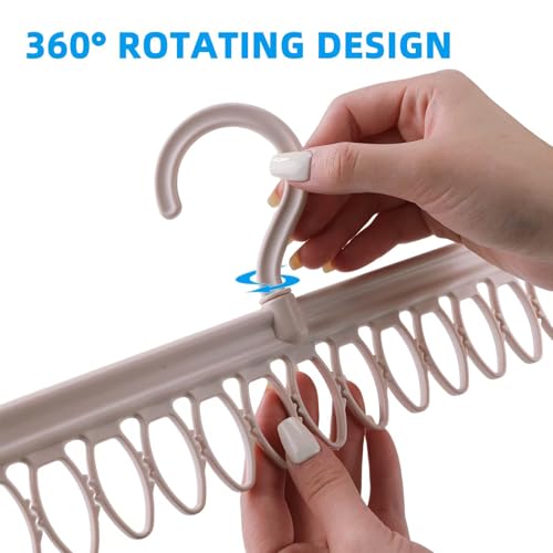 Socks Drying Racks Hanger Socks Organizer Hook Hanger with 54 Clips, Clothes Drying Racks Windproof for Drying Socks Bras Underwears Baby Clothes, Hats Scarfs Towels Pants and Gloves Diaper (White) - color: White