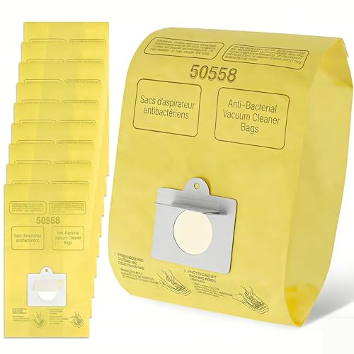 10 Pack Vacuum Cleaner Bags Compatible with Kenmore Canister Type C/Q 50555 50557 50558 and Type C-5, Replacement Canister Vacuum Dust Bags for 200 400 600 700 800 Series