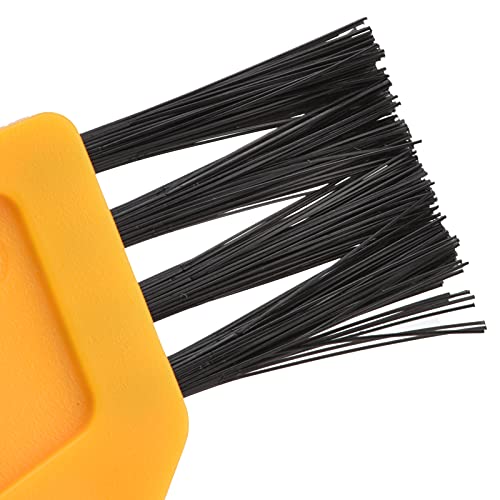 Sweeping Robot Handheld Vacuum Sweeper Parts, ABS Vacuum Brush Cleaning Tool, Yellow Vacuum Roller Tool Cleaning Brush Replacement for Xiaomi, Shark, Dreame, Eufy, 1Pcs - color: Yellow