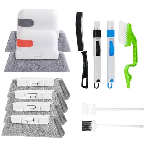 TuTuYa 12PCS Window Track Cleaning Set, Groove Gap Cleaning Brush Kit