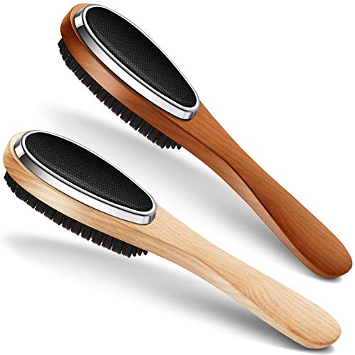 2 Pieces 3 in 1 Lint Cloth Brush Double Sided Garment Brush Lint Remover