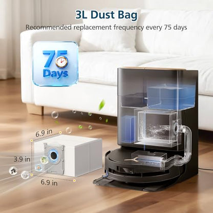 16 Dust Bags for ECOVACS DEEBOT T90 T80 T50 T50S T30C T30e X9 X8 X11 X12