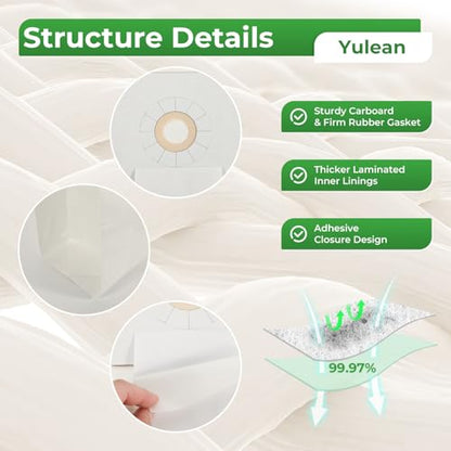 3 Pack 391 Central Vacuum Bags Compatible with Nutone Cental 391, 3918, 44186, CV350, CV351, CV352, CV353, CV400, CV450, CV553, CV653, CV750 Models