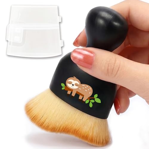 Sloth Car Detailing Brush Soft Bristle Automotive Interior Cleaning Brush - color: Sloth