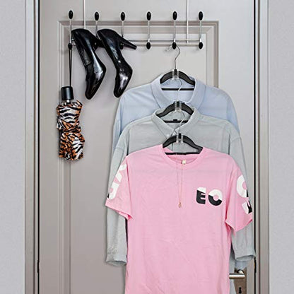 Mlici 60 Pack Space Saving Hanger Hooks, Connector Hooks for Closet, Clear - color: Clear