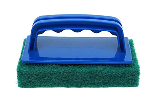 Scrubbing Scouring Pad Kit with Handle, 6 Piece