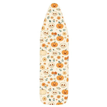 Halloween Pumpkin Ironing Board Cover and Pad 16 x 55 Inch Iron Board Cover with Elastic Edge & Adjustable Fastener Resist Scorching and Staining Extra Thick Padding - color: Halloween Pumpkin5