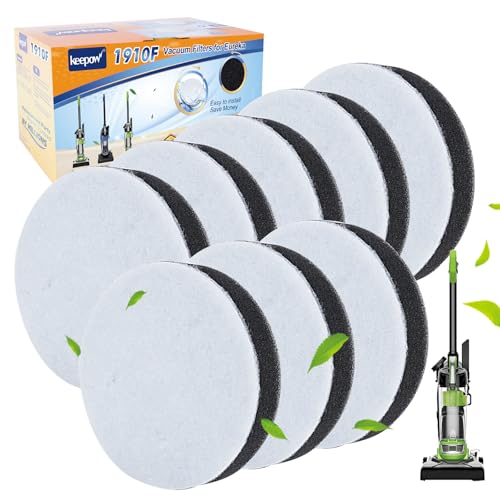 KEEPOW Vacuum Filter Compatible with Eureka NEU100 Airspeed Compact - size: 8 Pack