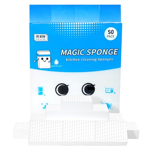 Extra-Thick Melamine Sponge Erasers, 3.94 x 2.76 x 1.18 in, 50 Count - size: 50 Ct (Ultra-Durable)