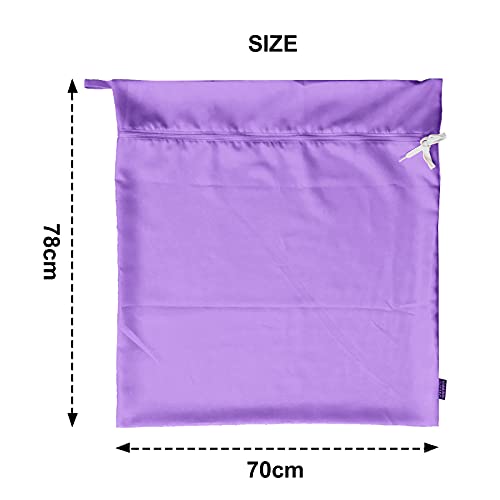 Pet Washing Bag Dog Cat Horse Hair Laundry Bag for Rug Sheet Boots Pets Laundry Helper by Harrison Howard Light Purple - color: Light Purple
