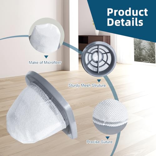 4 Pack 2033 Vacuum Filter Compatible with Bissell 2033 Vacuum Cleaner