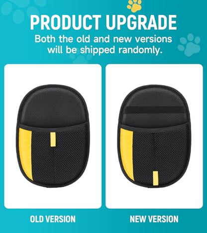 Pet Hair Removal Glove for Dogs & Cats - Upgraded Reusable Electrostatic Pet Hair Glove, Pet Hair Remover Tool for Laundry, Couch, Carpet & Car Seat, Gentle Grooming Mitt - color: 1PCS-BlackBlue