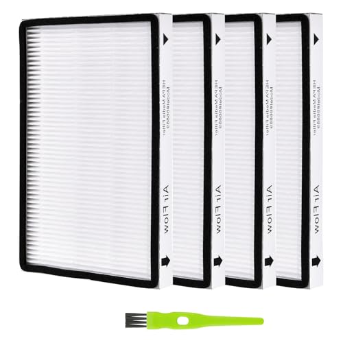 4 Pack 86889 HEPA Media Filter Replacement for Sears Kenmore EF-1, 86889, 20-86889, 40324, 53295, KC38KCEN1000 Canister and Upright Vacuum Cleaner, Also For Panasonic Part MC-V199H - size: 86889-4P-Filter