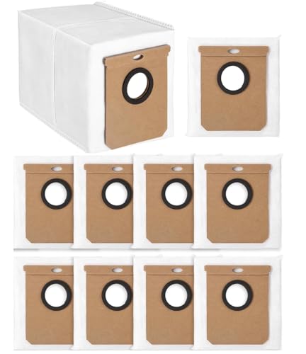 10 Pack 2.5L Large Replacement Dust Bags for Self-Empty Vacuum Dock - style: 10 Pack Dust Bags Replacement