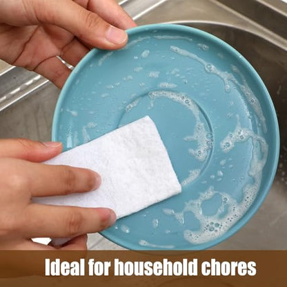 Hoolerry White Scrub Pads Non Scratch Multi Surface,4.5 X 10 Inch - size: 4.5 x 10 Inch