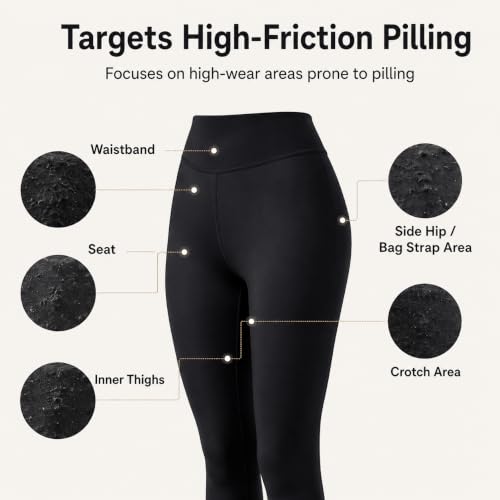 Fabric Shaver for Yoga Pants Leggings Activewear, Electric Lint Shaver, Clothes Pilling Remover for Clothing Yoga Leggings, Safe Shavers to Remove Pilling, Rechargeable Clothes Lint Fuzz Depiller