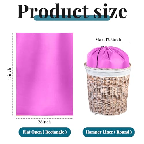 Woanger 12 Pack 28 x 45 Inch Extra Large Laundry Bags Bulk, Cute Colors - color: Cute Colors