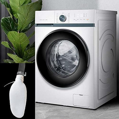 32 Pcs Lint Traps for Washing Machine Hose and Cable Ties Set 8Pcs Nylon Washer Lint Catcher for Hose and 24 Pcs Cable Ties Fits Most Washing Machines - color: 8 Nylon Mesh Lint Trap