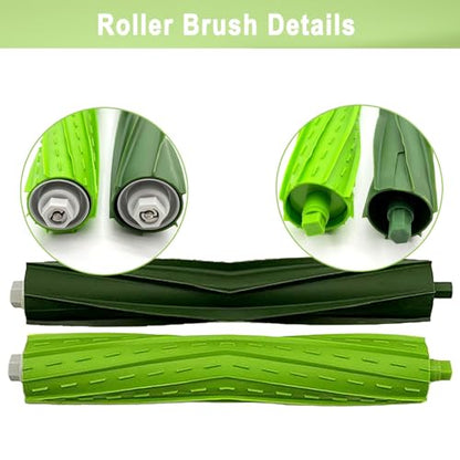 26 Pack Replacement Parts Accessories Compatible for iRobot Roomba i3 i3+ i7 i7+ i4 i6 i6+i8 i8+/Plus E5 E6 E7 J7 i5+j5+ I,E&J Series Vacuum Cleaner 2 Roller Brush & 8 Filters & 8 Side Brushes &8 bags