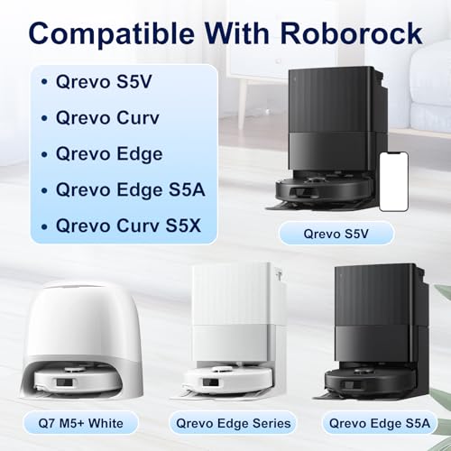 Qrevo S5V Accessories Replacement Parts Fit for Roborock Qrevo S5V / Curv - color: Qrevo S5V Kits