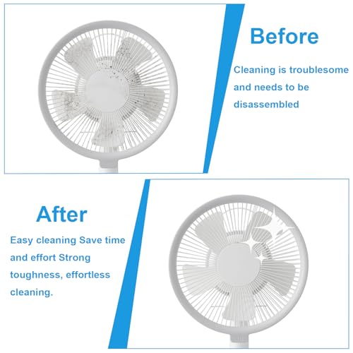 4 Pcs Cobweb Duster, Bendable Fan Duster, Plastic Fan Cleaner Brush,Microfiber Head Dusting Brush, Reusable Dust Remover for Air Conditioning Shutters,Ceiling Fan Blades,Air Vents, Curtains, Cars