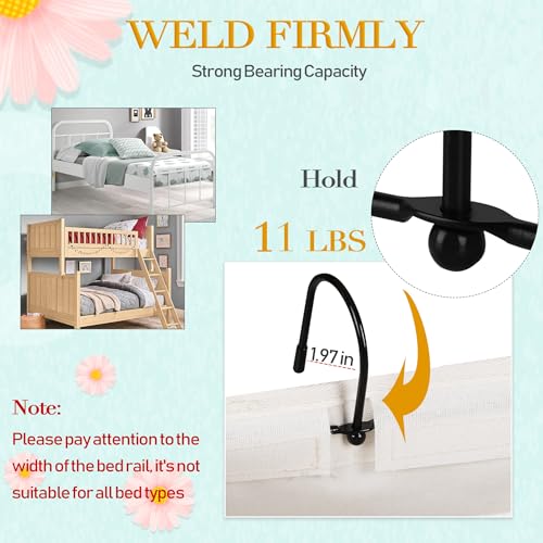 Bedside Caddy Bedside Storage Bag for Headboards/Bunk Bed - color: 2PC White
