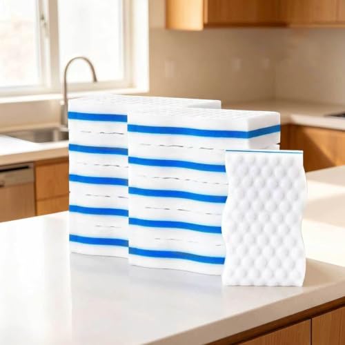 10 Pack Magic Eraser Sponge Pads, Extra Thick Melamine Sponges