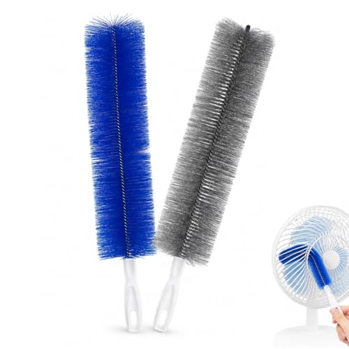 2 Pcs Cobweb Duster, Bendable Fan Cleaner Brushes Set,Ceiling Fan Blades