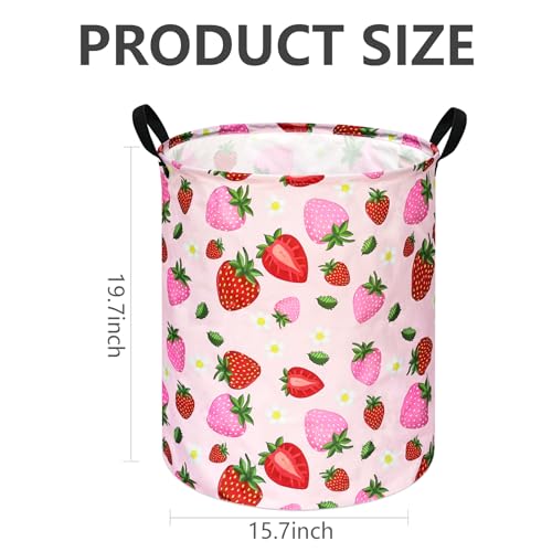 Round Laundry Basket Storage Bins Nursery Hamper Gift Baskets for Home,Office,Home Decor - color: VBNMK202510231