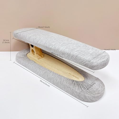 Padded Pants & Sleeve Ironing Boards with Ultra Thick Padding, Double Side Ironing Board - color: Gray