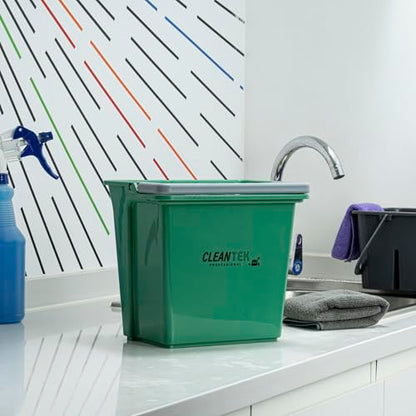 Restaurantware 6 qt Green Cleaning Bucket - color: Green, size: 6 Quarts