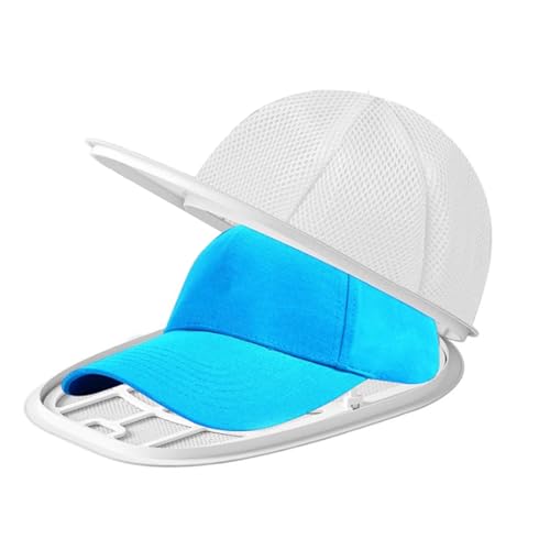 Hat Washer Cage, Multi-Functional Cap Care Bag: Say Goodbye to Flat Brims, Travel-Friendly, Ball Cap Washer Frame for Flat & Curved Hats.1-Pack White - color: White, size: 1pcs