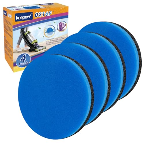KEEPOW Vacuum Filter Compatible with Bissell Cleanview & PowerGlide Pet - size: 4 Pack (No Fragrance)