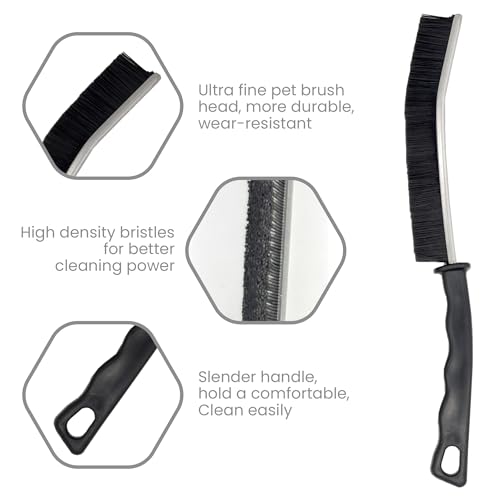 Crevice Cleaning Brush Set (5 Pack) – Multifunctional Gap Cleaner Tool for Bathroom, Kitchen, Car Vents, Sliding Doors, Keyboards – Stiff Bristles, Ergonomic Handle