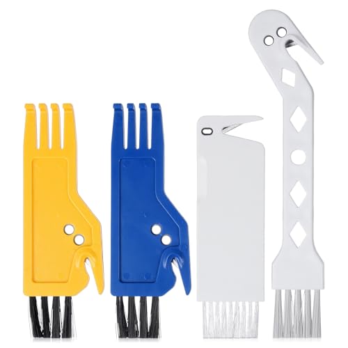 4 PCS Universal Handheld Vacuum Cleaner Brush with Built-in Blade - color: Multicolor-b