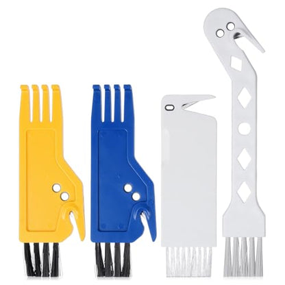 4 PCS Universal Handheld Vacuum Cleaner Brush with Built-in Blade - color: Multicolor-b