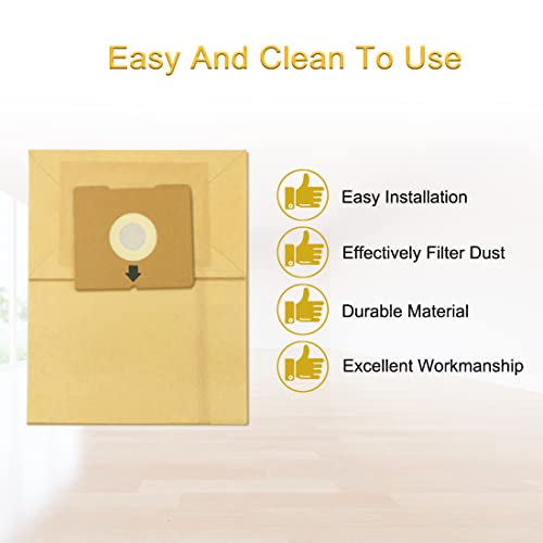10 Pack Zing Vacuum Bags for Bissell 4122, 2154A, 2154, 4122D, 1668, 1668C