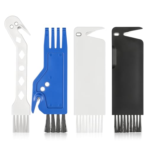 4 PCS Universal Handheld Vacuum Brush Cleaner Tool with Built-In Blade - color: Multicolor